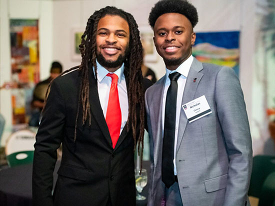 UGA students in professional dress