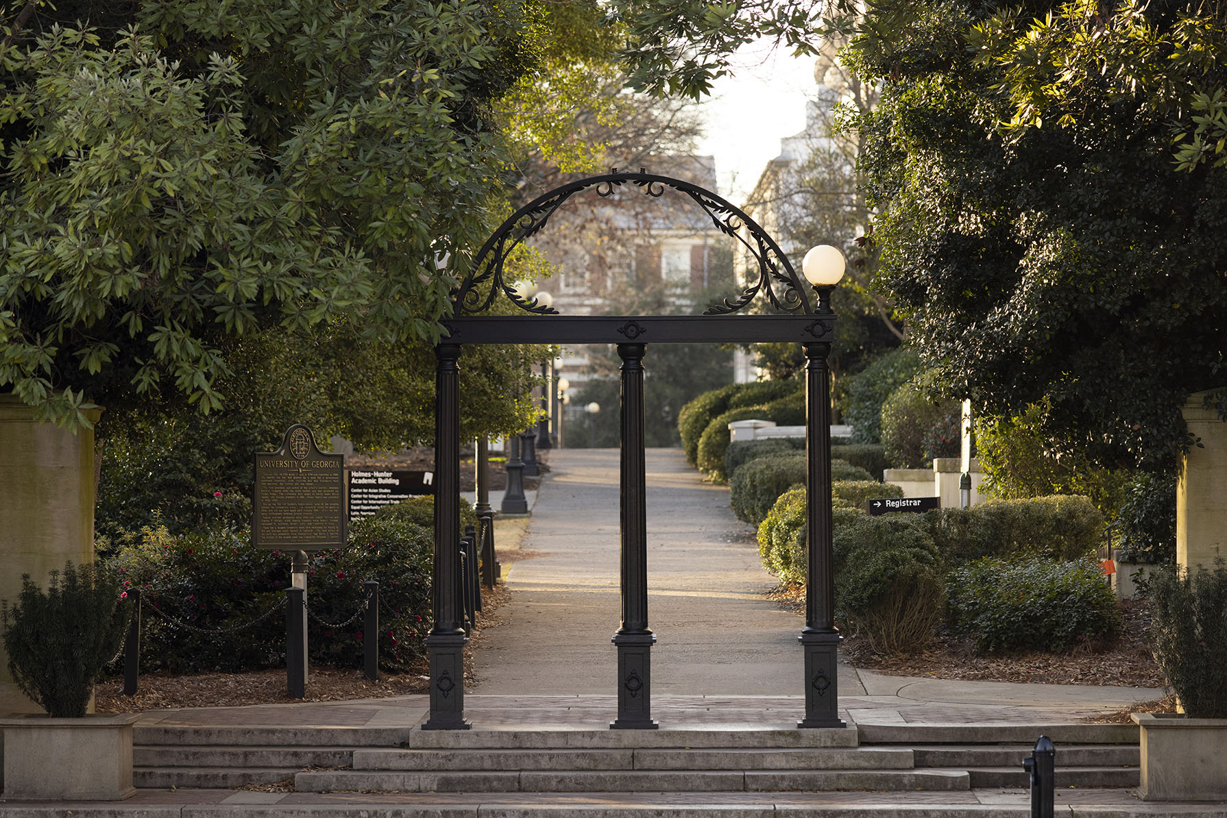 the arch on the UGA campus