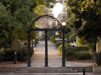 the arch on the UGA campus