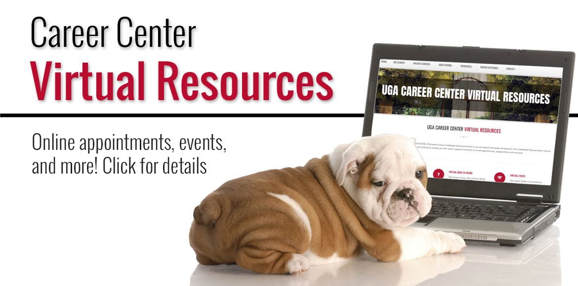 UGA Career Center virtual resources